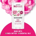 thumbnail image 3 of Schmidt's Deodorant, Rose and Vanilla, 2.65 oz, 3 of 3