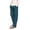 Cyan, variant on Men's Cotton Linen Pants Oversized Loose Straight Leg Pants Textured Drawstring Summer Beach Trousers with Large Pockets,Khaki L