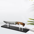 thumbnail image 4 of Expositor de cuchillos de escritorio multiusos para decoración del hogar, soporte individual para cuchillos Negro, 4 of 9