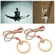 thumbnail image 3 of Anillos de columpio de madera 2 unids/set Fitness anillos de gimnasia de madera con cuerda niños deportes anillos de columpios de madera ANGGREK Otros, 3 of 8