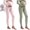 Mint Green, variant on Miqool 2-Pack Women's Maternity Leggings Over The Belly Pregnancy Yoga Pants Comfy Stretch Adjustable Waist Thermal Bottoms