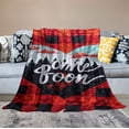 thumbnail image 2 of JEUXUS  Gifts for Mom Wearable Blanket Christmas Best Mom Red Black Buffalo Plaid Blanket Soft Blanket Sweatshirt Christmas Winter Birthday Gifts for Women Mom Wife, 2 of 6