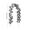 thumbnail image 3 of Gqtwoy Halloween Artificial Black Rose Garland, Spooky Decoration, Durable Cloth, Perfect for Mantels and Party Backdrops, Creepy Atmosphere, Haunted House Decor, 3 of 6