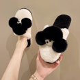 thumbnail image 2 of Vedolay Womens Slippers Cute Comfy Bedroom Slippers for Women,Home Slippers House Slippers Black,37, 2 of 5