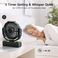 thumbnail image 5 of 9in 24000mAh Portable Rechargeable Fan for Desk, Table, Ceiling, Camping, Outdoor, Travel, 5 of 5