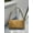 khaki, variant on Cowhide Leather Women Baguette Bag, Shoulder Underarm Bag, Rectangular Shape, Suede Texture