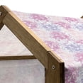 thumbnail image 4 of Flowers Pet House, Romantic Floral Design Chrysanthemum Blossoms Leaves Abstract Print Art, Outdoor & Indoor Portable Dog Kennel with Pillow and Cover, 5 Sizes, Pink and White, by Ambesonne, 4 of 4