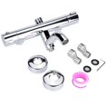 thumbnail image 1 of Robinet d'Eau Thermostatique Chromé Durable pour Douche Baignoire, 1 of 8