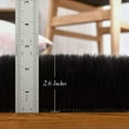 thumbnail image 2 of Junovo Luxury Fluffy Area Rugs Areary Rug for Bedroom Shaggy Rugs Area Carpet for Living Room Bedroom Room,2'x4',Black, 2 of 7