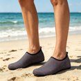 thumbnail image 2 of IEMIEMIEM Womens Mens Water Shoes Breathable Soft Barefoots Quick Drying Wide Slides Aqua Socks for Beach Pool Aqua Surf Yoga Gym Sport Light Purple 10 Women/9 Men, 2 of 4