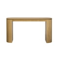 thumbnail image 4 of Tcbosik Pine Wood Console Table, 59.2 inch Behind Couch Table, Narrow Sofa Table for Entryway, Hallway, Living Room, Natural, 4 of 8