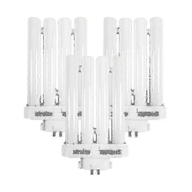 Bombilla de repuesto Xtralite de 27 W para luz diurna para lámparas de lectura de alta visión, tubo cuádruple Gx10q-4 de 4 pines (6500 K, paquete de 3)