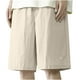 thumbnail image 3 of Pantalones Cortos de Carga de los Hombres con Cordón Sólido Cintura Deportivo Pantalones Cortos de Gimnasio con Bolsillos, Desgaste Casual de Toda la Temporada, 3 of 5