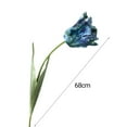 thumbnail image 6 of Walbest 1Pc 26.77 Inch Artificial Flower Vivid Decorative 3D Parrot Tulip Real Touch Fake Flower Decor Flower Arrangement for Home Office Party, Flower Diameter: 4.33", 6 of 7