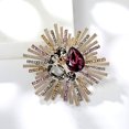 thumbnail image 2 of LYMAYTER Accessoire de Vêtement Broche Unisexe - Forme de Fleur, Rétro, pour Vêtements, 2 of 6
