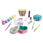 Melissa & Doug Created by Me! Favorite Things Craft Kit Set: Paint-Your-Own Flower and Heart Treasure Boxes and Butterfly Bank for Kids