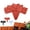10PCS-Red, variant on Plastic Garden Retaining Fence, 2026 New Imitation Stone Garden Retaining Fence, No Dig Interlocking Landscape Edging with Stakes, Decorative Lawn Border for Flower Beds, Yard