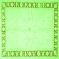 thumbnail image 1 of Ahgly Company Indoor Square Oriental Green Traditional Area Rugs, 7' Square, 1 of 1
