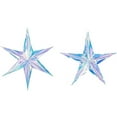 thumbnail image 3 of Nvzi 2 piezas de adorno navideño de estrella de seis puntas, decoración navideña iridiscente para árboles de Navidad, decoraciones navideñas para fiestas de bodas, 7,9 pulgadas, 3 of 4