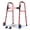 Red, variant on Specared Folding Walker for Seniors, Lightweight Rolling Walker with 8 Height Adjustments, One-Hand Folding, 300lbs Capacity for Elderly Adults and Handicap, Red