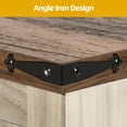 thumbnail image 6 of DWVO Farmhouse Large Coffee Table with Storage, Rustic Cocktail Center Table for Living Room, Antique Cream & Brown, 6 of 9