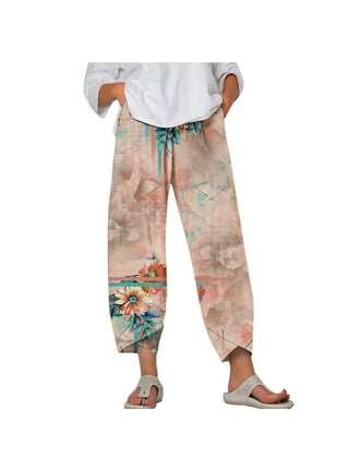 KaLI_store Mens Sweatpants Men's Drawstring Waist Side Pocket Straight  Cargo Pants Joggers Khaki,3XL 