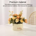 thumbnail image 3 of Simulation Bonsai Artificial Potting Fake Flower Silk Decorative Household Accessories Pressure Alleviation Sweet Gift, 3 of 10