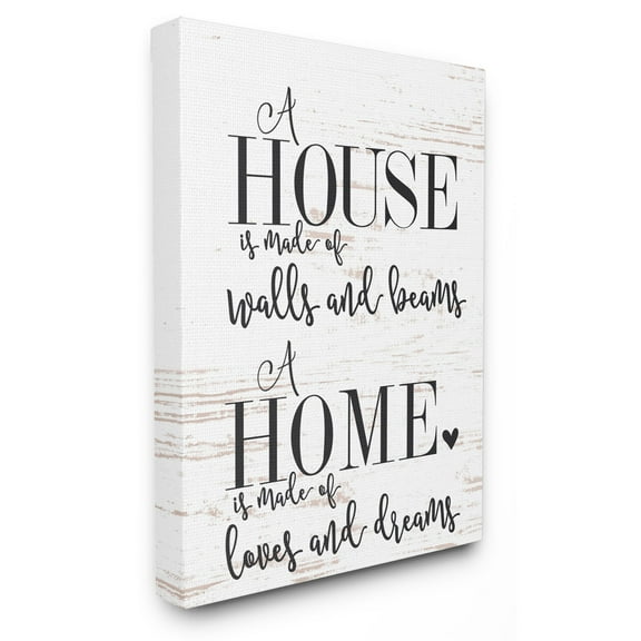 The Stupell Home Decor Collection Home Loves And Dreams Wall Art