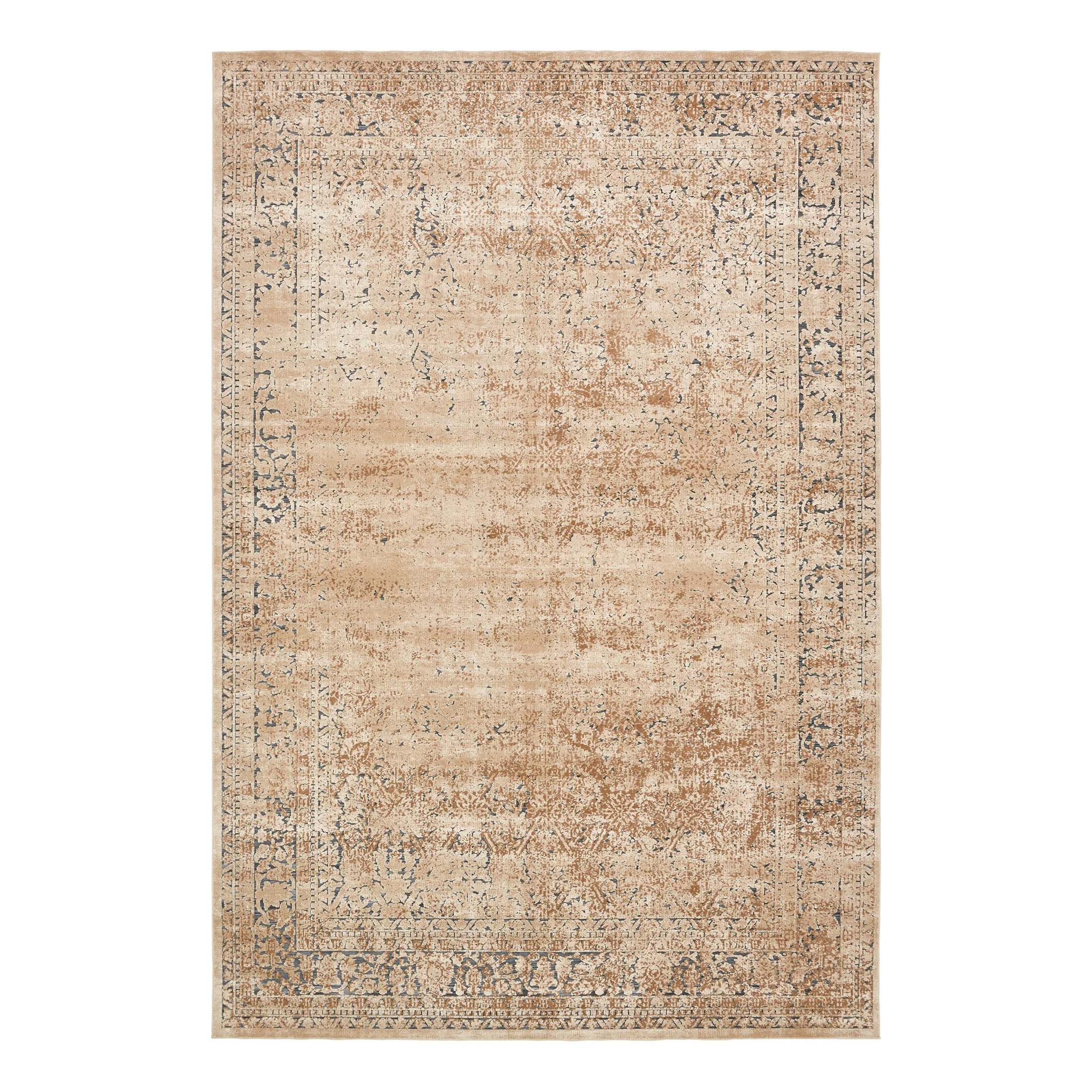 Unique Loom Chateau Collection Area Rug - Jefferson (10' x 14' 5" Rectangle Beige/Light Brown)