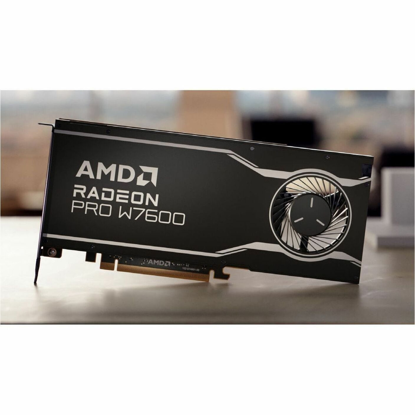 AMD Radeon Pro W7600 Graphic Card - 8 GB GDDR6 - Full-height - 7680 x 4320 - 128 bit Bus Width - PCI Express 4.0 x8 - DisplayPort - 4 x DisplayPort