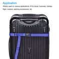 thumbnail image 5 of Unique Bargains 1m Length with Quick Release Buckle Luggage Straps, Blue, 5 of 5