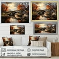 thumbnail image 4 of Designart "Daybreak Over Bridges I" Bridges Floater Framed Wall Art Prints, 4 of 5