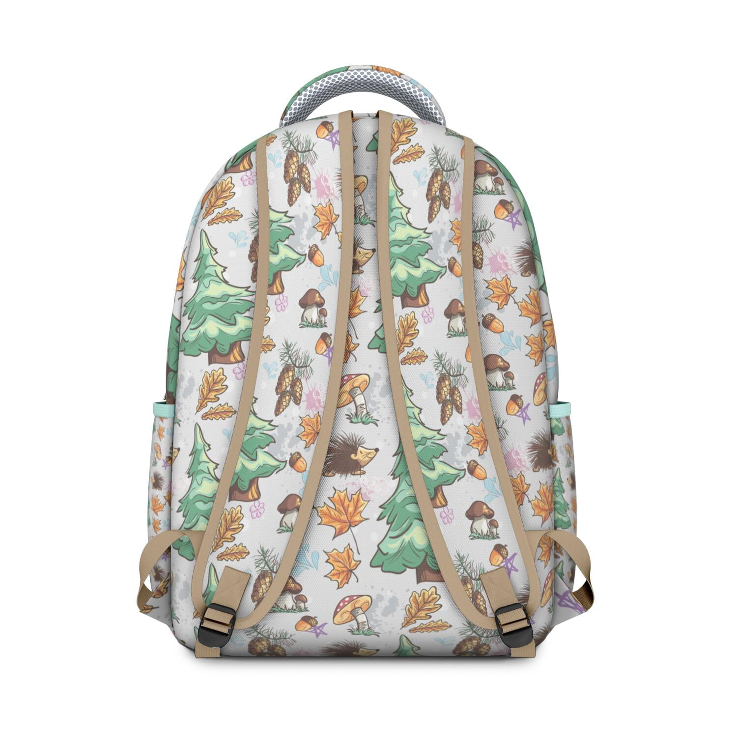 Badger Patterned Backpack - Waterproof & Lightweight Bookbag for College, Trendy Laptop Backpack for Teens, Functional & Fashionable Daily Carry