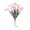 Pink, variant on 2pcs Artificial Spring Grass and Orchid Bouquets, Sweet Style Faux Floral Decor, Fresh Whimsical Dried and Artificial Flower Arrangements for Wedding and Home Interior Decoration, Blue