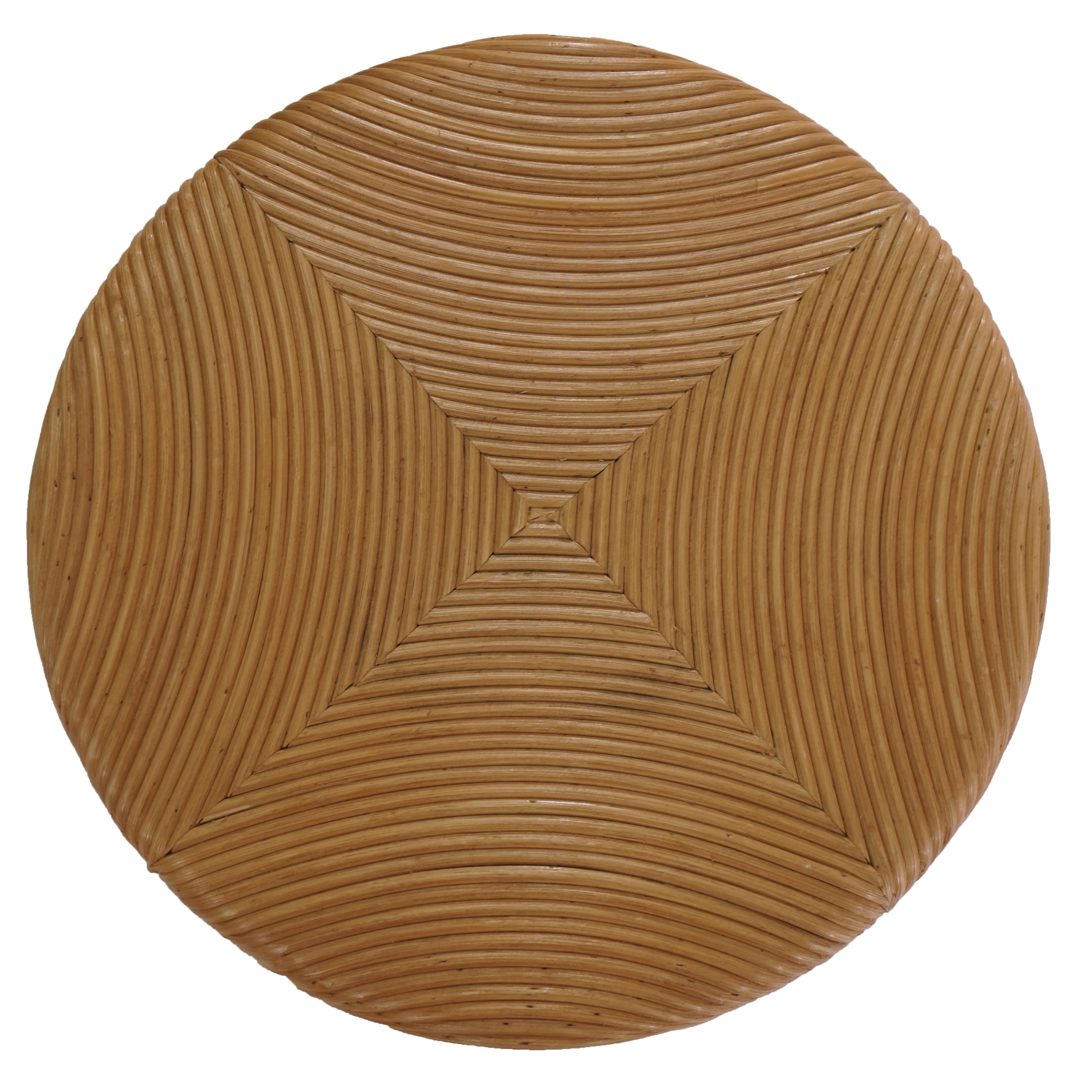Safavieh Couture Rhynne Round Rattan Modern End Table, Natural