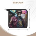 thumbnail image 3 of Sikiie Skeleton Cool Street Fashion Pot Holders Kitchen Insulation Mats Heat Resistant Pot-Holder Oven Anti-Scald Pads for Cooking Baking, 7.1*7.1inch, 3 of 8