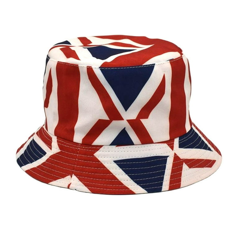 adviicd Bucket Hat Men Light Womens Jack Printed Basket Hat Border Men's  Funny Bucket Hat 