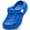 Blue, variant on Boys Girls Garden Clogs Shoes Slides Sandals Shower Slippers Beach Water Rubber House Outddor Navy Blue Little Kid Size 13