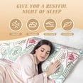 thumbnail image 3 of Body Pillow Cover - Soft Body Pillow Pillowcase, funny Postmark print Breathable Long Body Pillow Case Cover with Invisible Zipper 20x60in, 3 of 5
