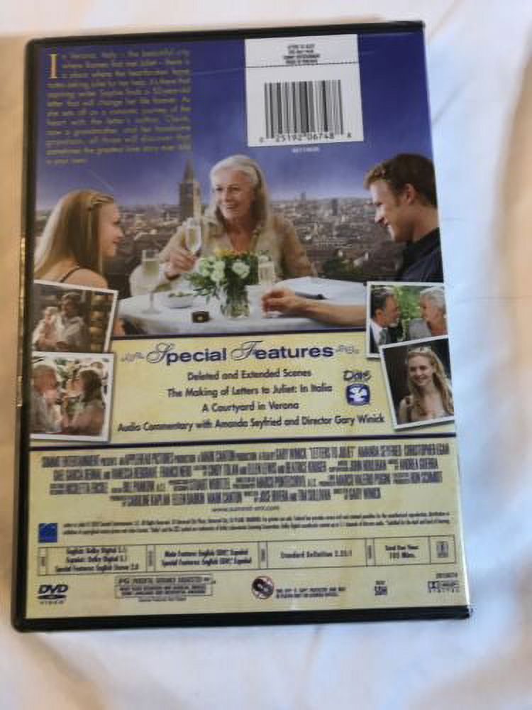 Letters to Juliet (DVD) - image 4 of 4