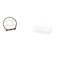 thumbnail image 1 of Organizador de madera para pared, para decoración del hogar y baño, con estante flotante para habitación, oficina y encimera., 1 of 8