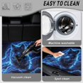 thumbnail image 5 of DISNIMO Universal Car Trunk Mat 29" x 39" Lightning Wolf Print All Weather Cargo Liner Non-Slip Backing Trunk Protection Dog Seat Cover Fits for SUV Truck Sedan, 5 of 7