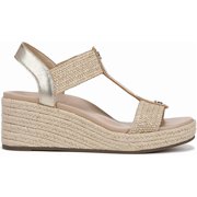 Vionic Women's Calera Ankle Straps Heeled Sandal Gold Metallic 12W