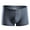 Gray, variant on fatyb Men's Underwear Seamless Breathable Thin Boxer Briefs Stretch Solid Color Soft Underpants for Men