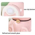 thumbnail image 2 of Feelers Ceramic Cat Bowl, Tilted Elevated Pet Food Bowl,Raised Cat Food Bowl for Flat Cats & Small Dog, Pink,S, 2 of 5