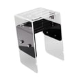 thumbnail image 2 of Soporte de cuchillo acrílico bloque universal bloque de cuchillo conveniente moderno elegante soporte de soporte de cuchillo de cuchillo stand de 12x12cm, 2 of 8
