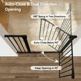 thumbnail image 5 of Baby Safety Gate, 36" Tall, 29.5-43.3" for Stairs and Doorway, Pet Gate for Ages 6 to 36 Months,Black, 5 of 11
