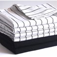 thumbnail image 2 of Cotton Dish Towels For Kitchen Drying - Highly Absorbent Wide Black Striped Plaid Tea Towels - 18"X28" Set Of 6 Farmhouse Linen Dishtowels In Bulk - Pano De Prato Para Cozinha - T Towles Towls, 2 of 3