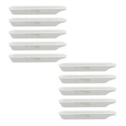 2ml 77x13x9.5mm 45% Alumina Crucible Boat Sample Holder Furnaces 10 Pack