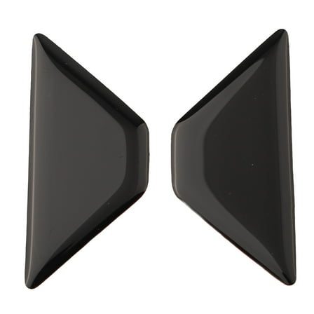 2Pcs Black Water Cup Holder Cover Trim for Honda Accord 2014-2017 Interior Accessories